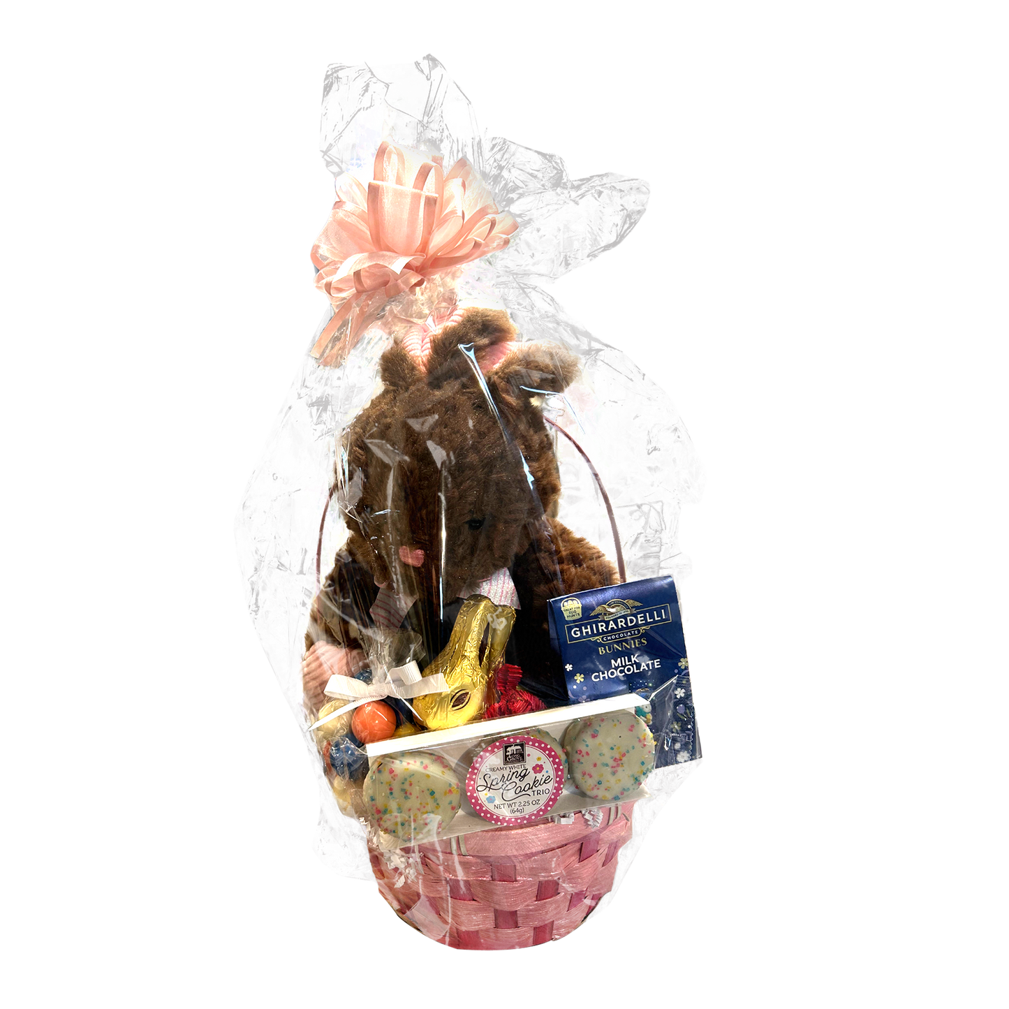 Greek Easter Basket Chocolate Bunny
