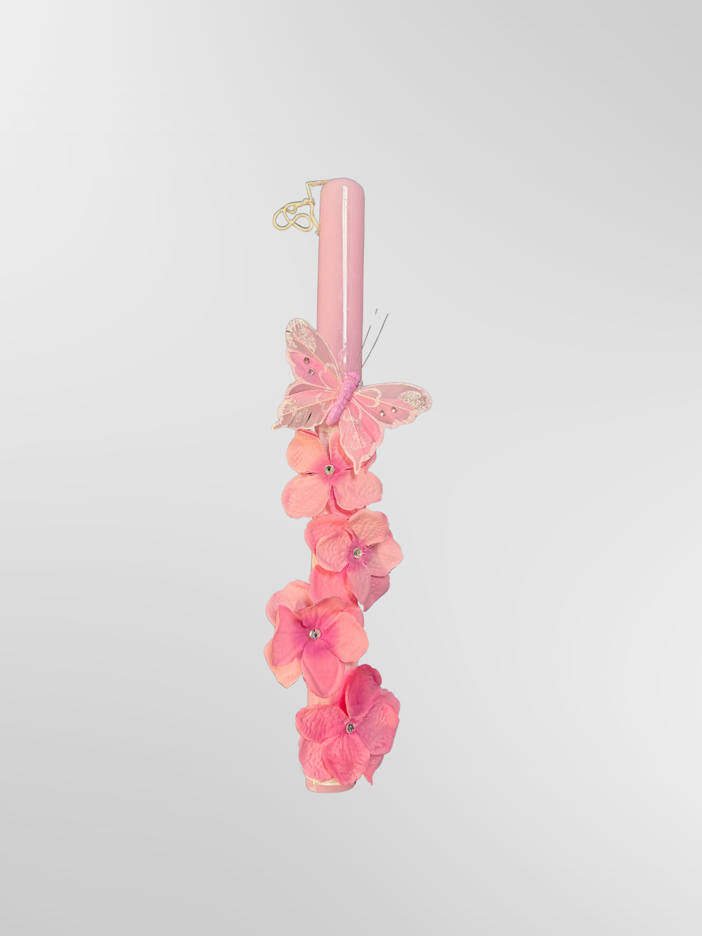 Lambada Easter Greek Candles Handmade Pretty In Pink