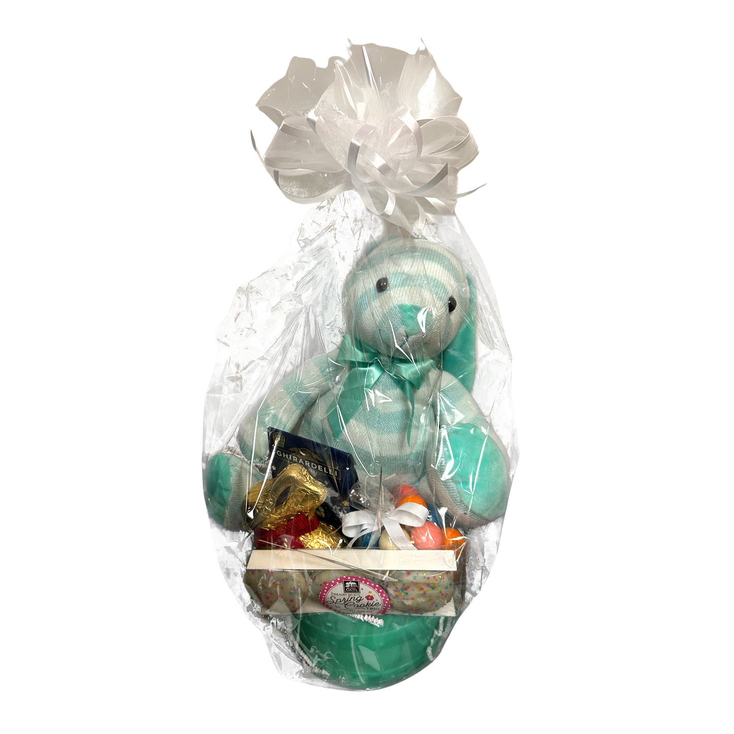 Greek Easter Basket Sock Bunny
