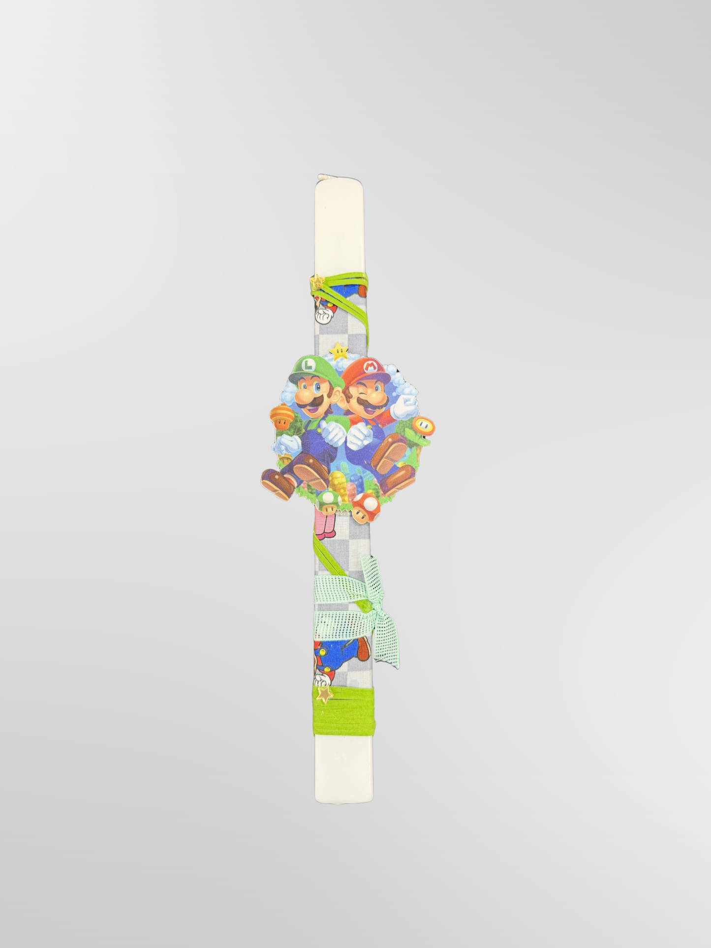Lambada Easter Greek Candles Handmade Supermario Bros