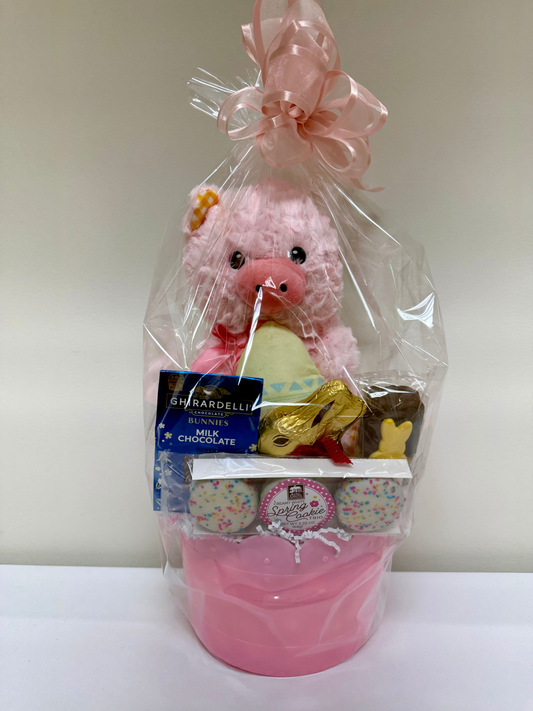 Greek Easter Basket Pig