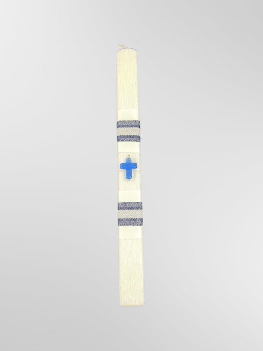 Lambada Easter Greek Candles Handmade Agia Lavra Cross