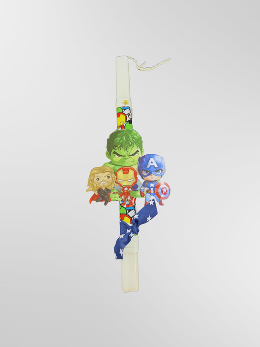 Lambada Easter Greek Candles Handmade Avengers Assemble
