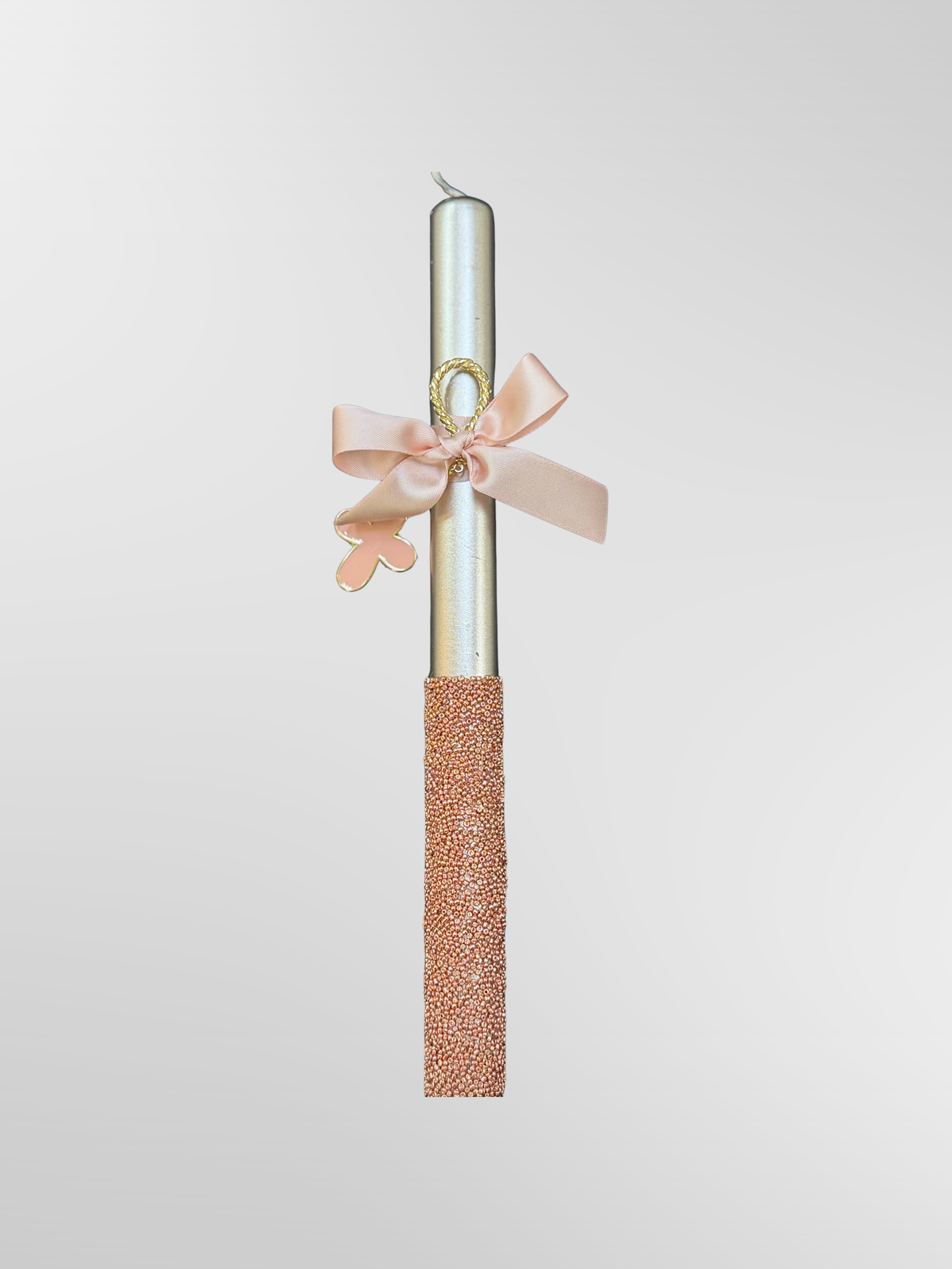 Lambada Easter Greek Candles Handmade Beaded Roses Cross
