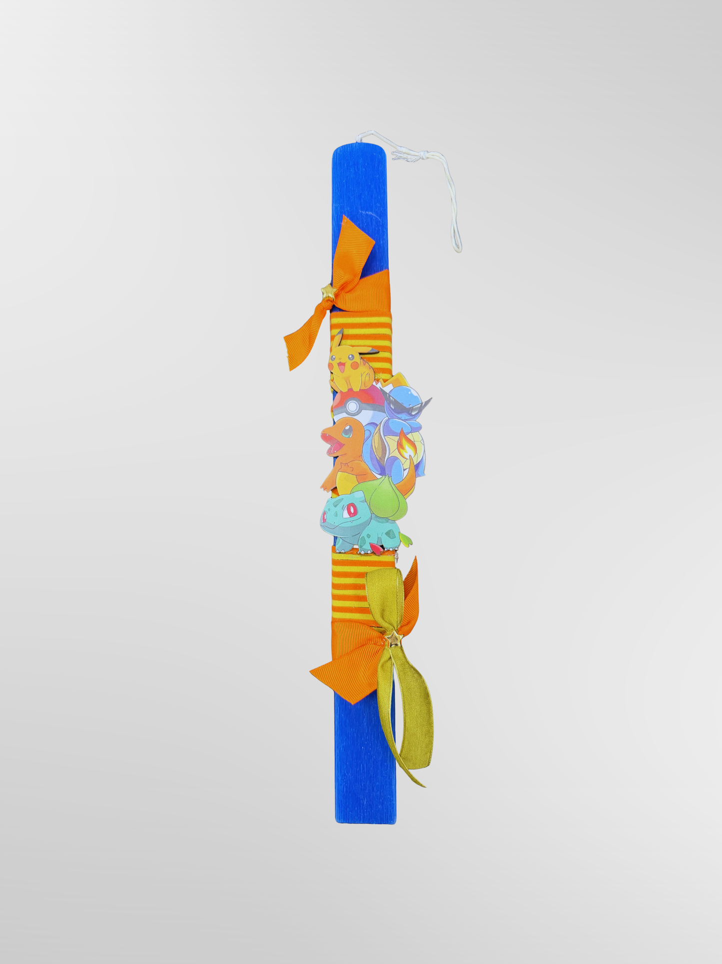 Lambada Easter Greek Candles Handmade Blue Pokemon Go
