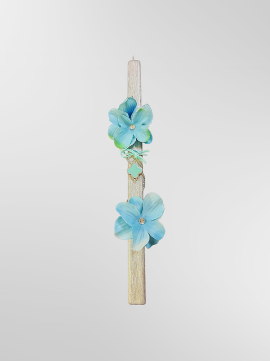 Lambada Easter Greek Candles Handmade Clover Me Teal