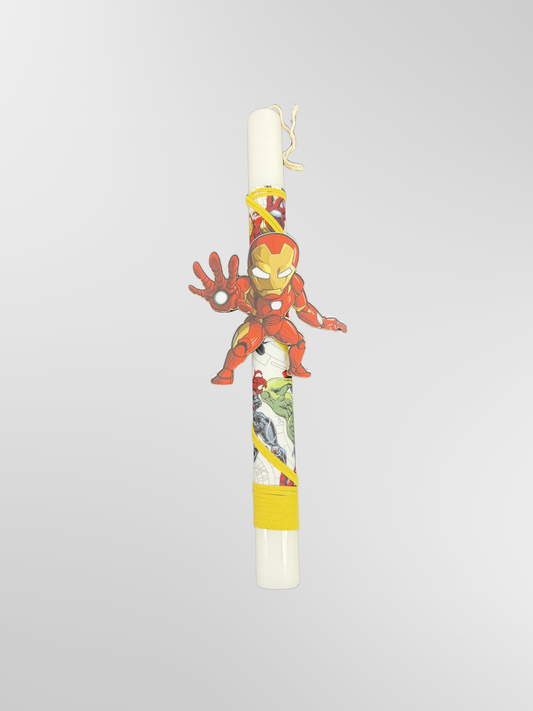 Lambada Easter Greek Candles Handmade Iron Man