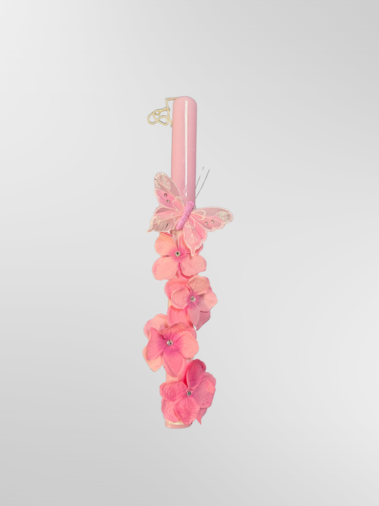 Lambada Easter Greek Candles Handmade Pretty In Pink