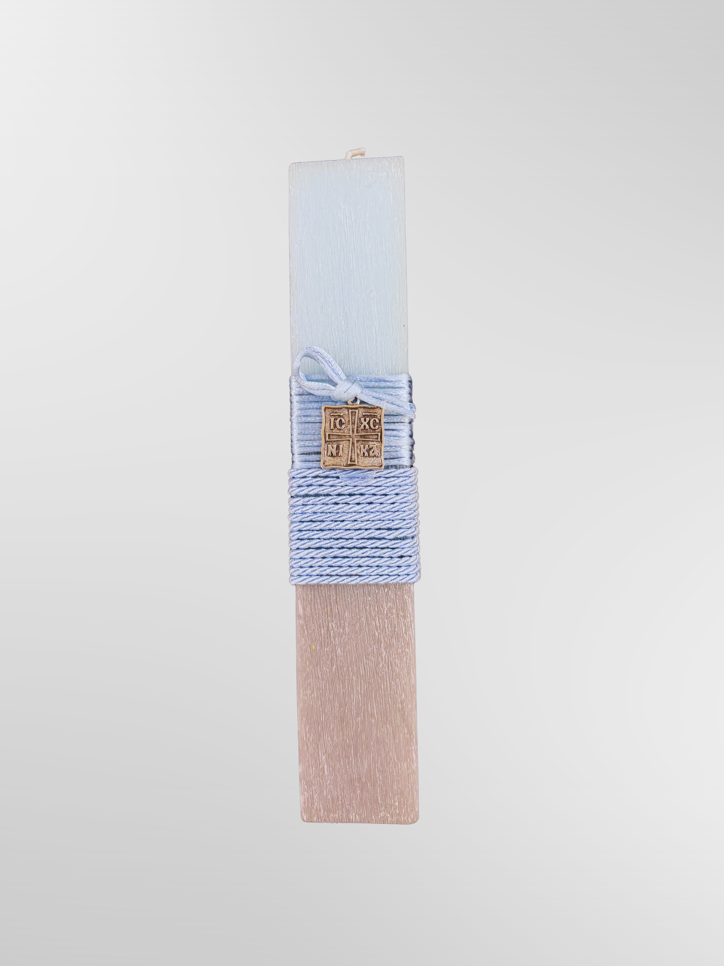 Lambada Easter Greek Candles Handmade Sky Ombre ICXC NIKA