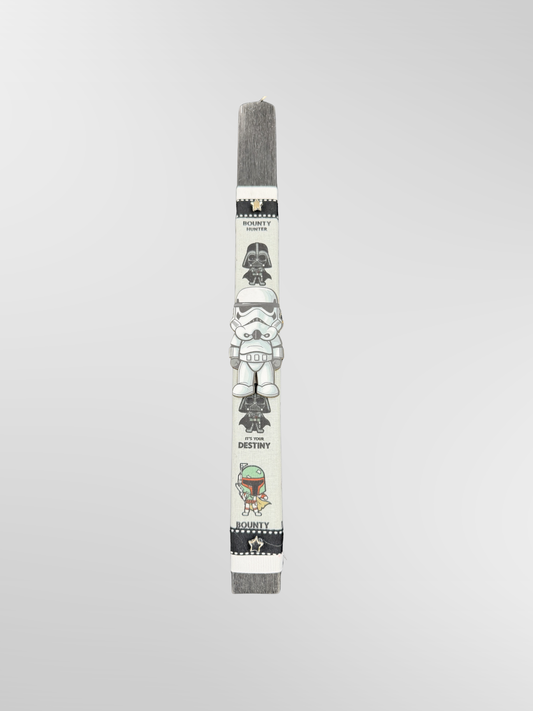 Lambada Easter Greek Candles Handmade Stormtrooper