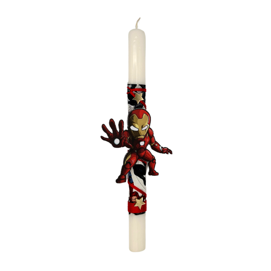 Lambada Easter Greek Candles Handmade Iron Man