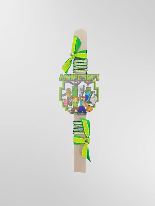 Lambada Easter Greek Candles Handmade Minecraft Overworld